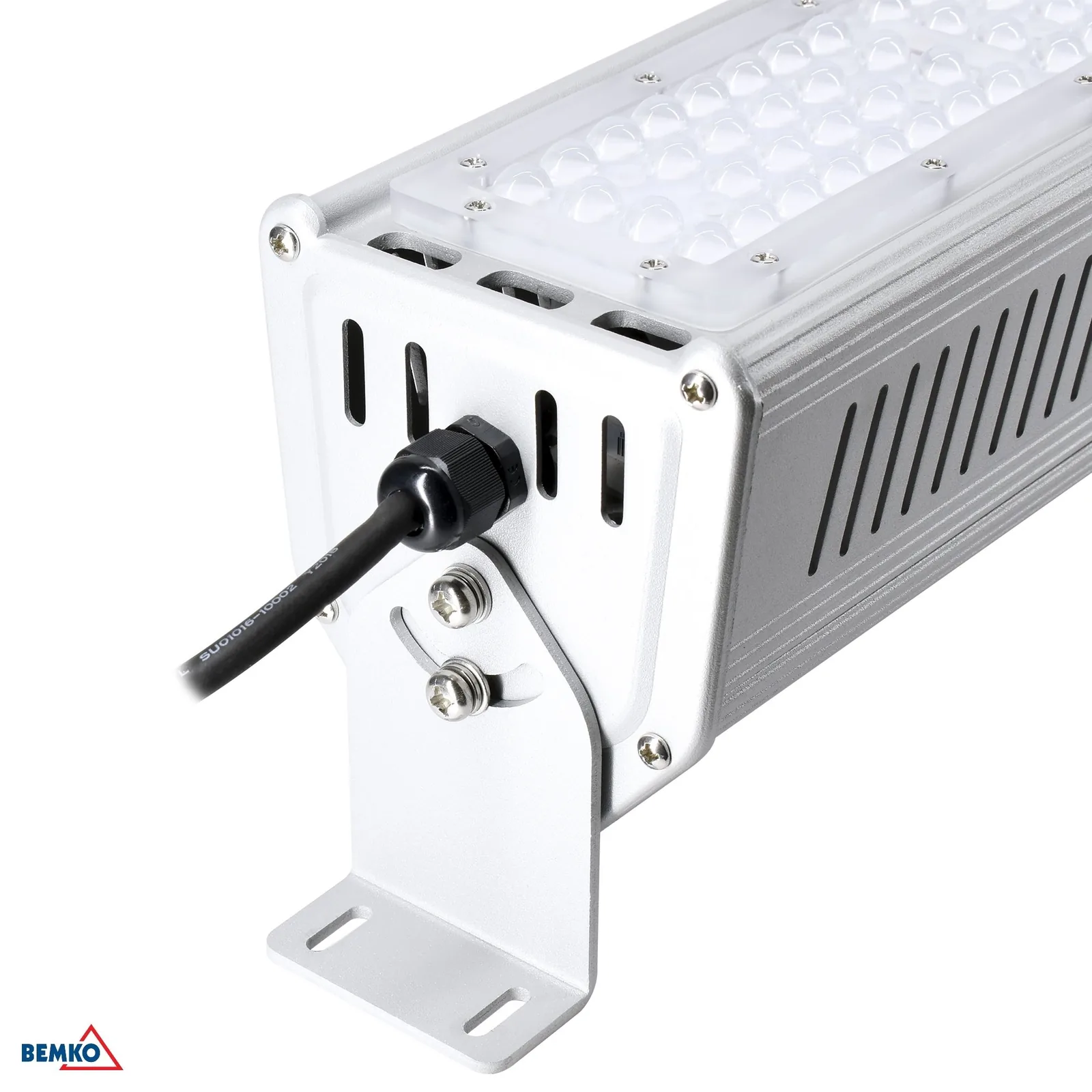 Luxmena LED industrijsko svjetlo HIGH BAY 150W 4000K 20250 lm IP66 IK10 BM-S-C85-HBL-150A-840B-9006A-15580