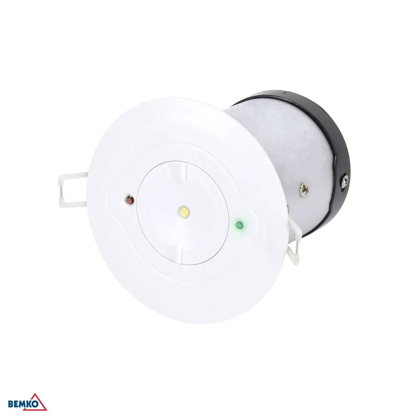 Luxmena okrugla nužna svjetiljka 3 W s autotestom IP20 3 h BM-S-C91-TLR-3SO-AT3H-CNBOP