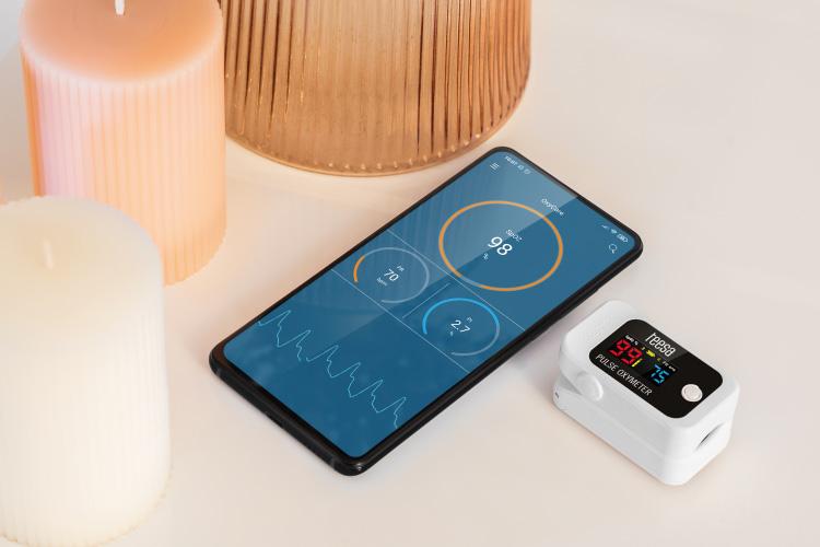 Pulsoksymetr z Bluetooth Pulsoksymetr z Bluetooth