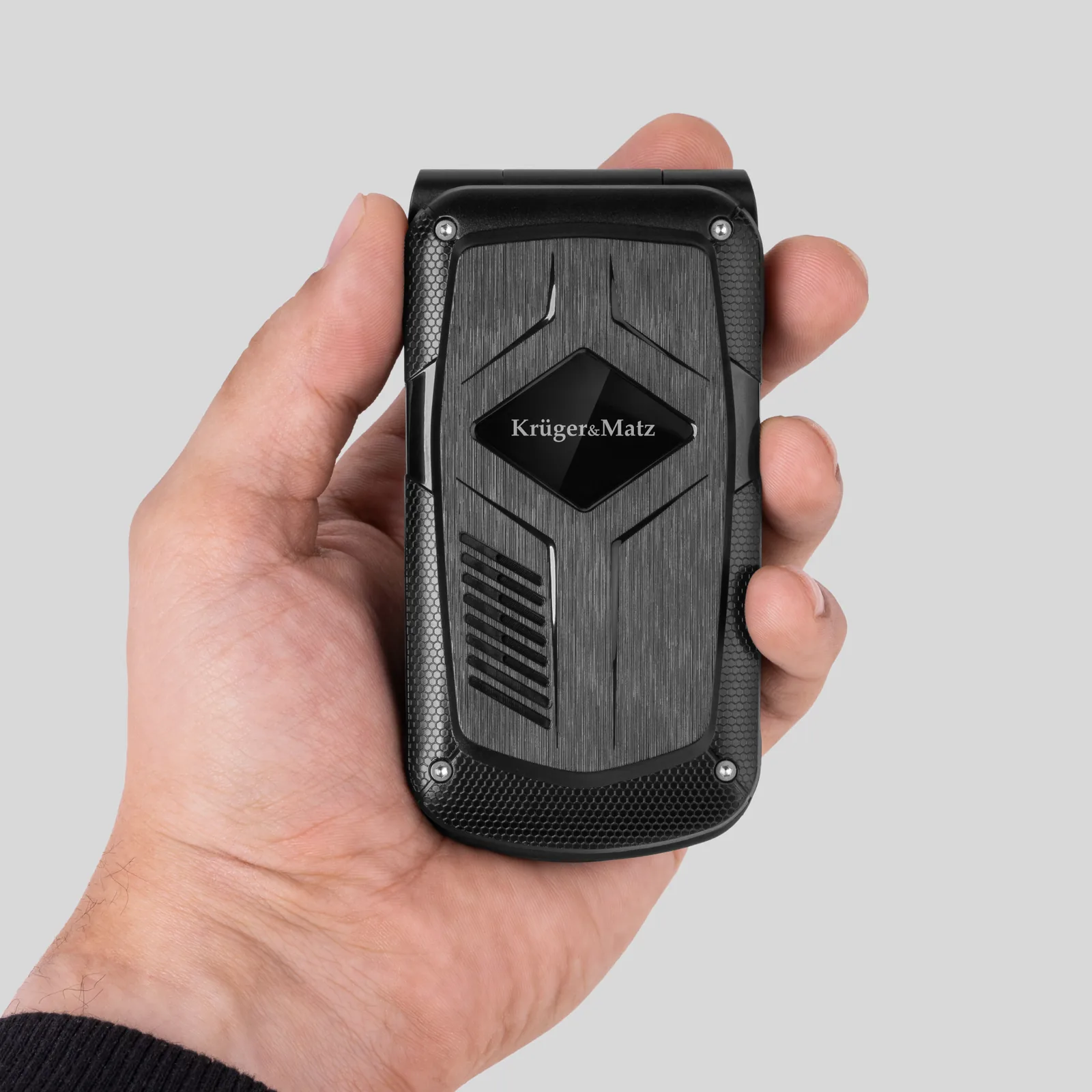 Odolný mobilný telefón s klapkou 4G IP68/IP69K Dual SIM Krüger&Matz IRON 5 Flip L-KM0466 detail 2