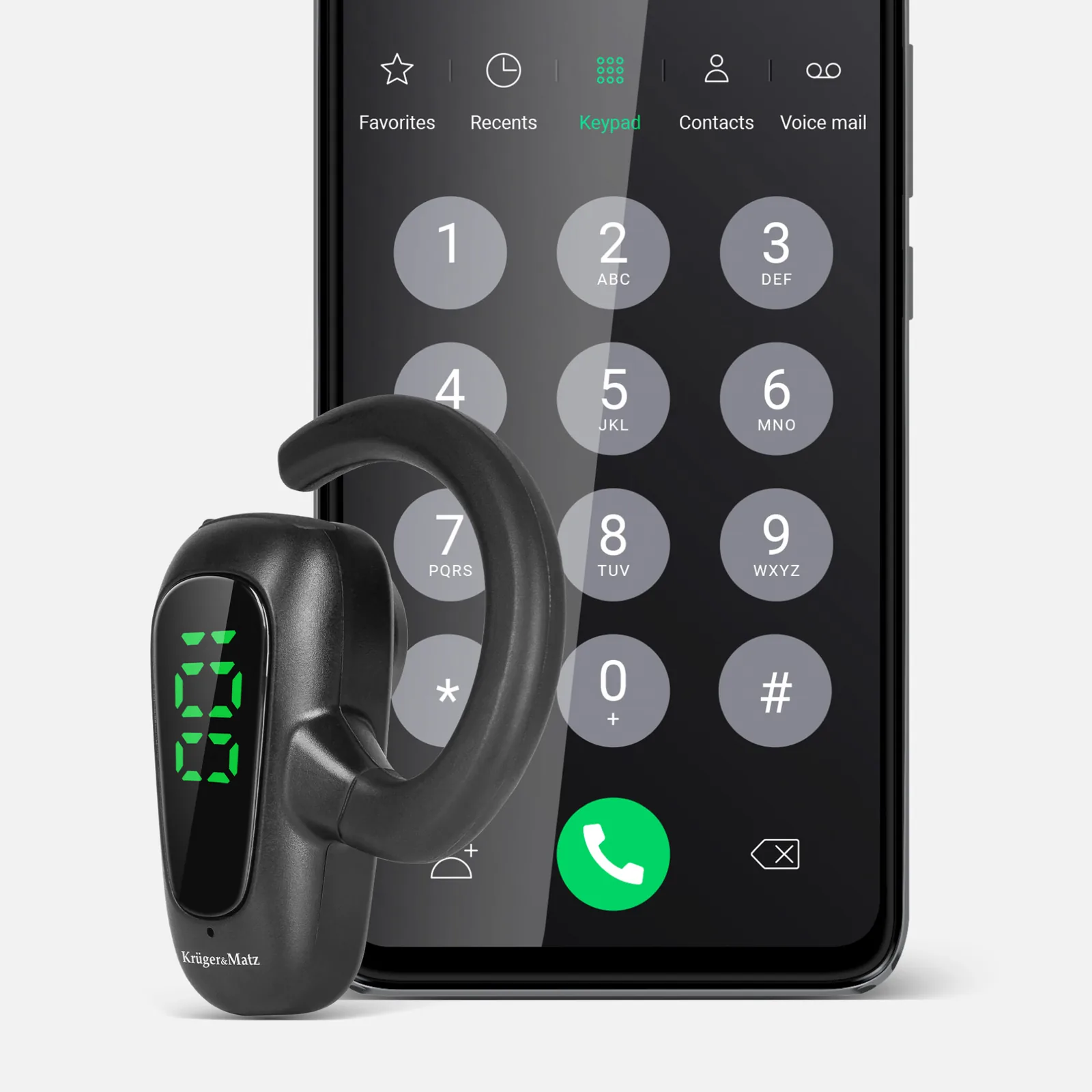 Bluetooth slúchadlo Krüger&Matz traveler K18 L-KM0605 detail 3