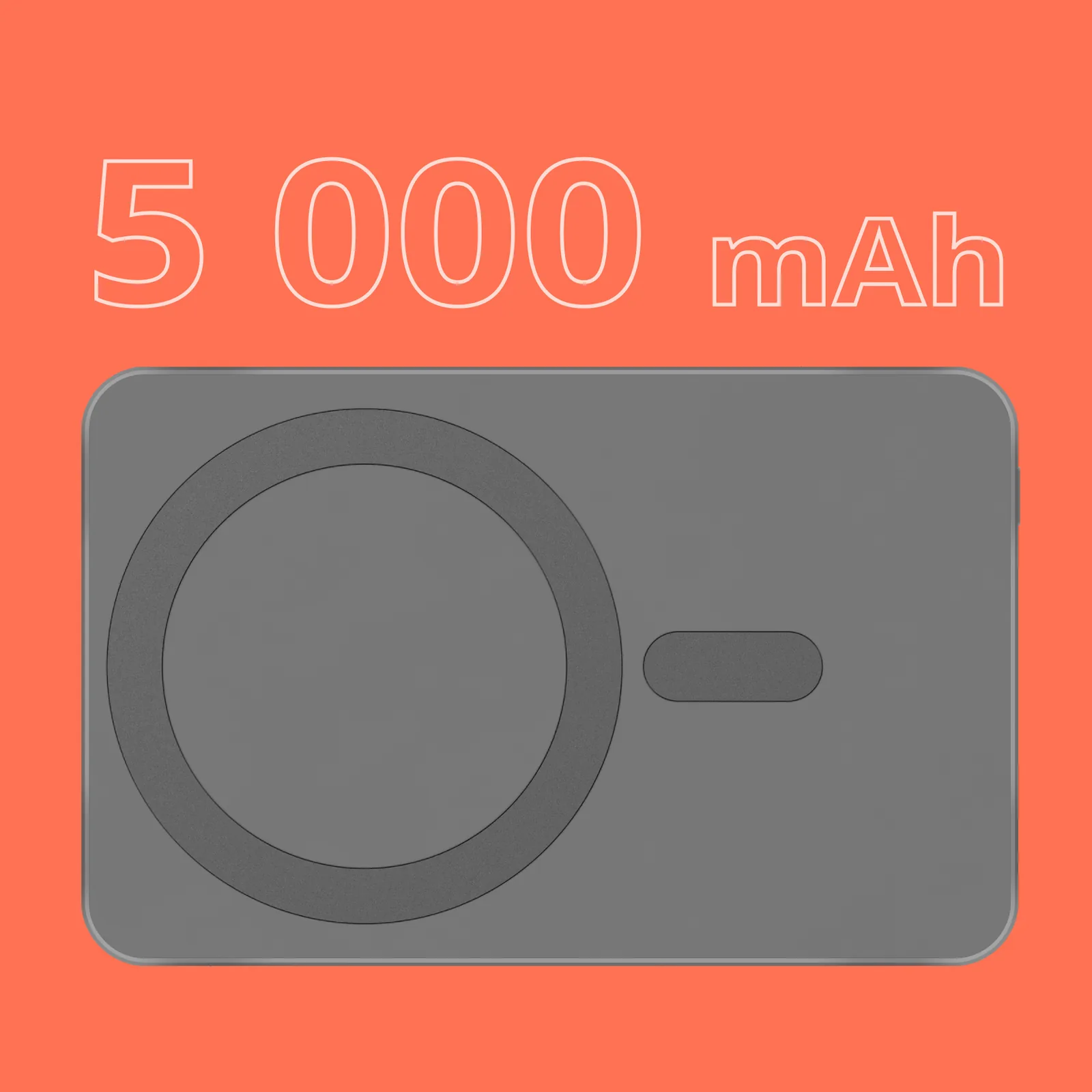 Magnetická powerbanka MagSafe 5000 mAh L-KM0911 detail 2