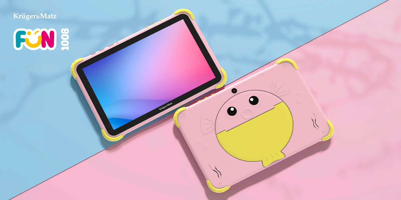 Detský tablet 10,1" Krüger&Matz FUN 1008 ružový L-KM1008-P