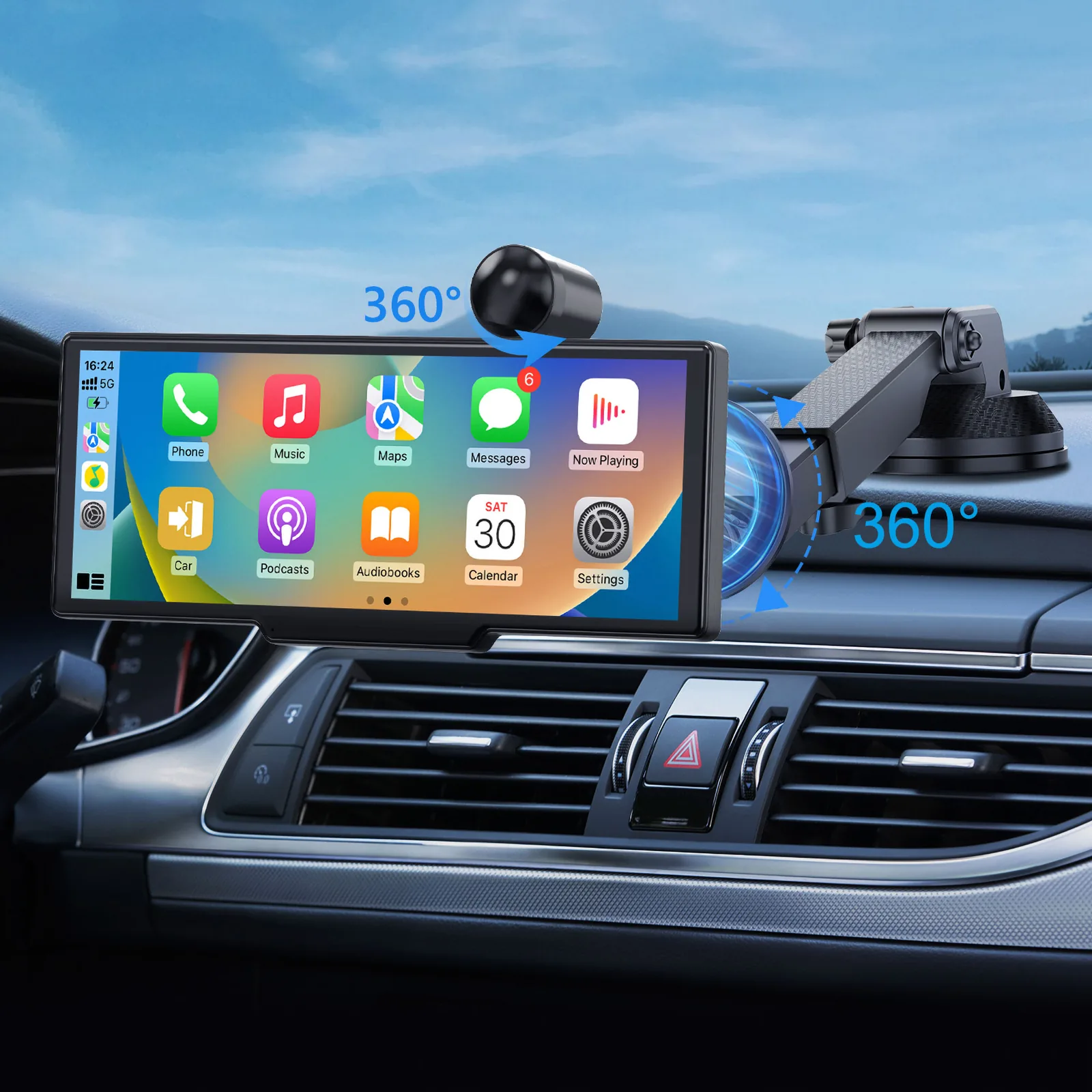 Multimediálna stanica do auta s 9" displejom, Android Auto, Apple CarPlay, DVR a cúvacou kamerou Krüger&Matz L-KM2021 detail 4