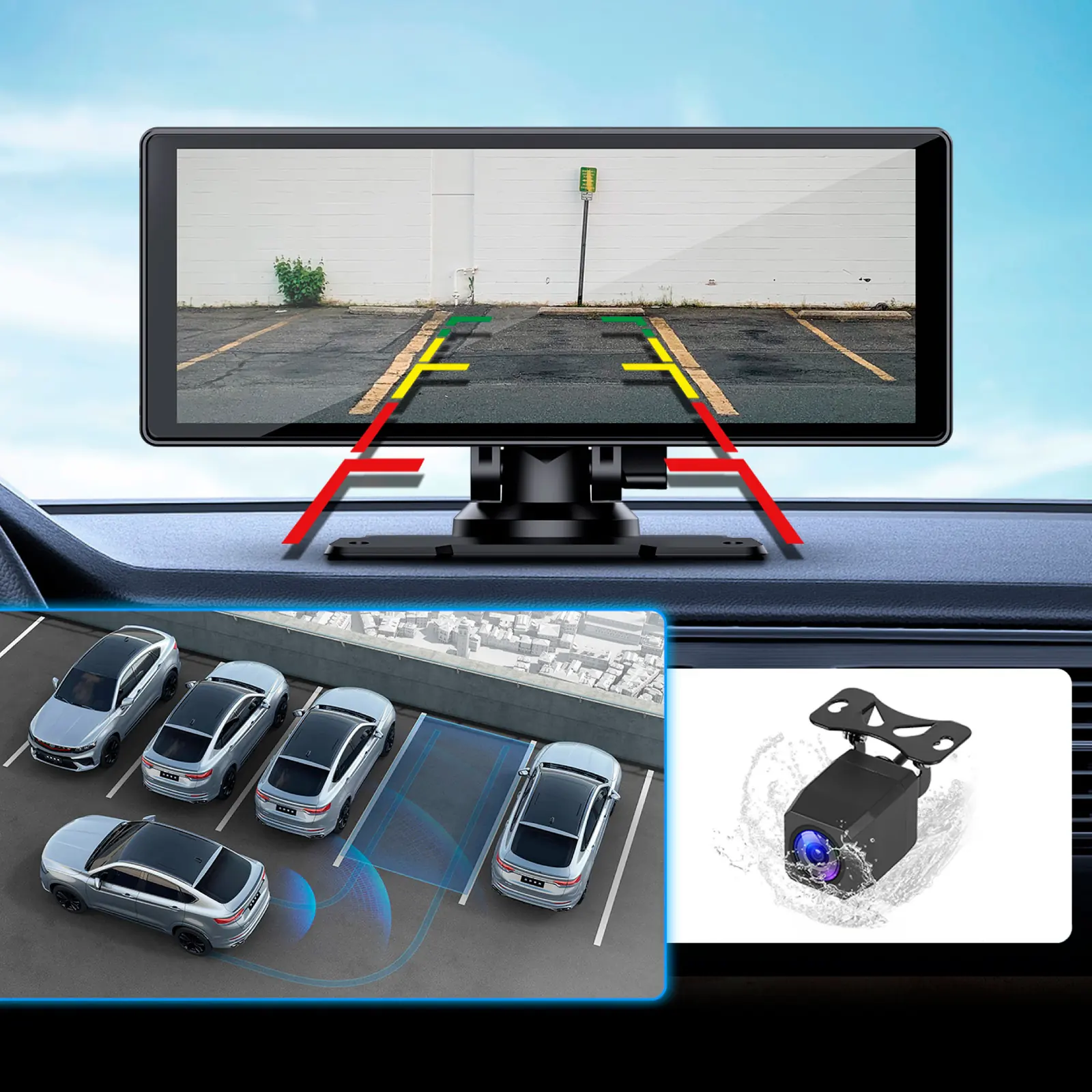 Multimediálna stanica do auta s 9" displejom, Android Auto, Apple CarPlay, DVR a cúvacou kamerou Krüger&Matz L-KM2021 detail 5