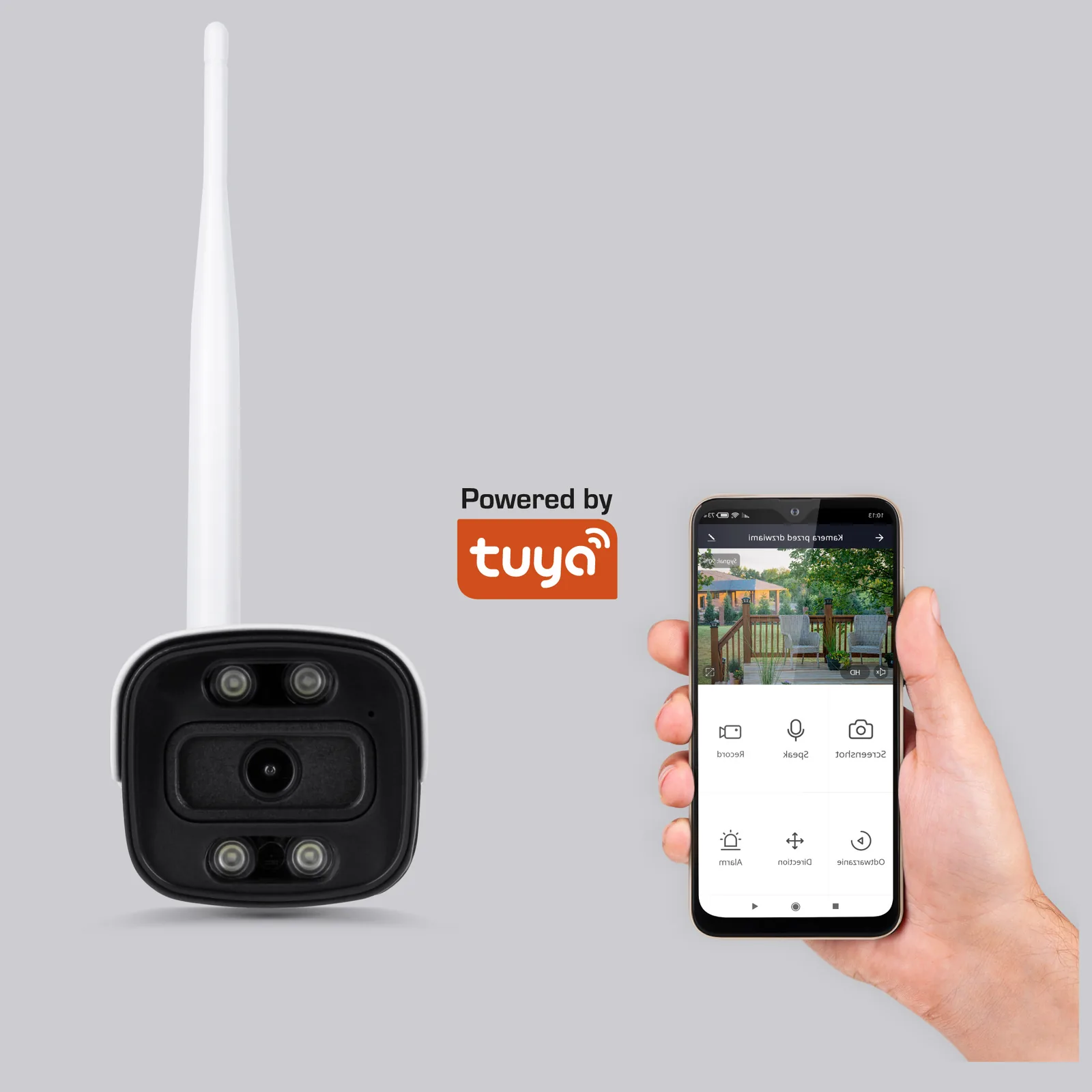 Vonkajšia WiFi IP kamera Krüger&Matz Connect C40 Tuya L-KM2208-1 detail 3