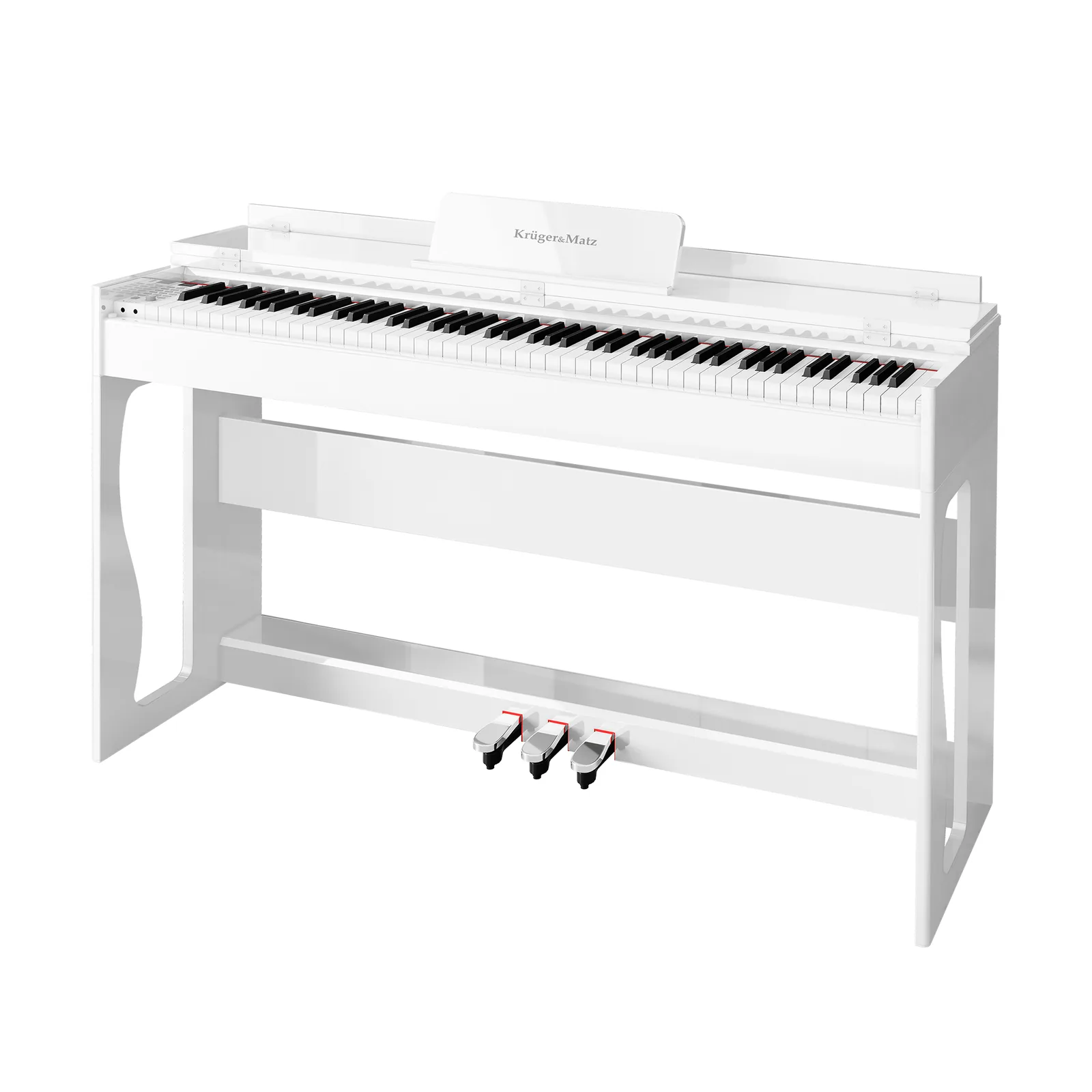 Digitálne piano Krüger&Matz KMDP-135 biele lesklé L-KMDP-135-WH detail 5