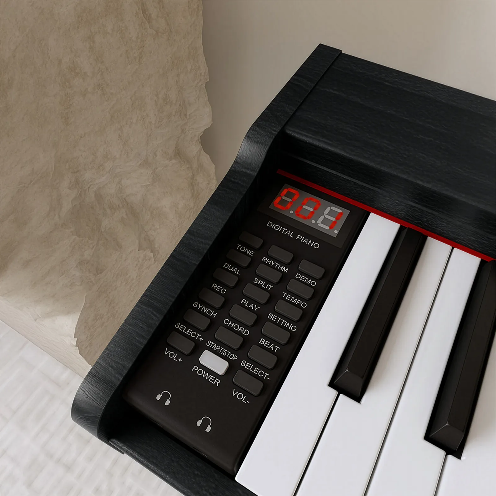 Digitálne piano Krüger&Matz KMDP-45P 88 kláves čierne matné L-KMDP-45P-BK detail 3