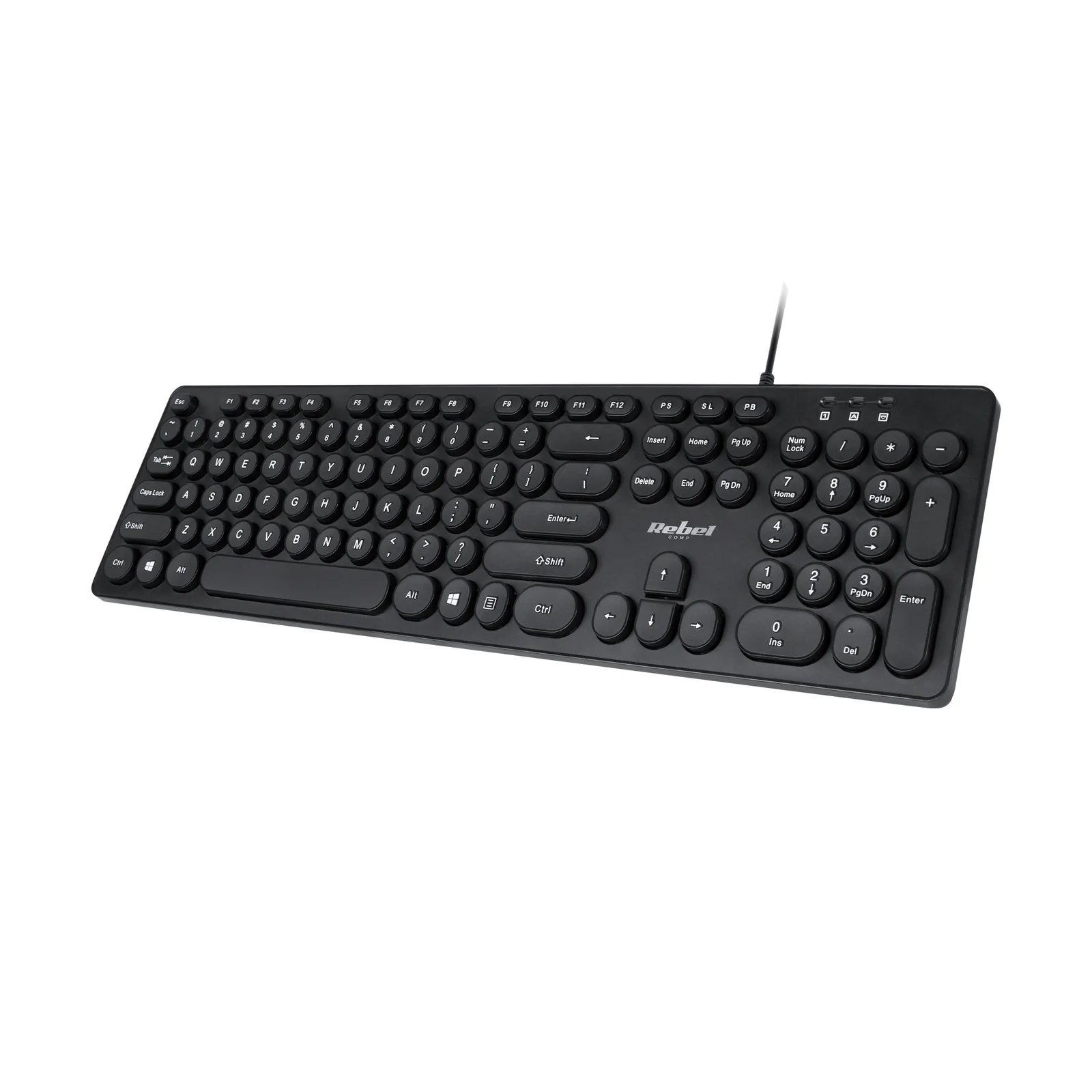 Drôtová membránová klávesnica USB Rebel WDK100 L-KOM1029 detail 2