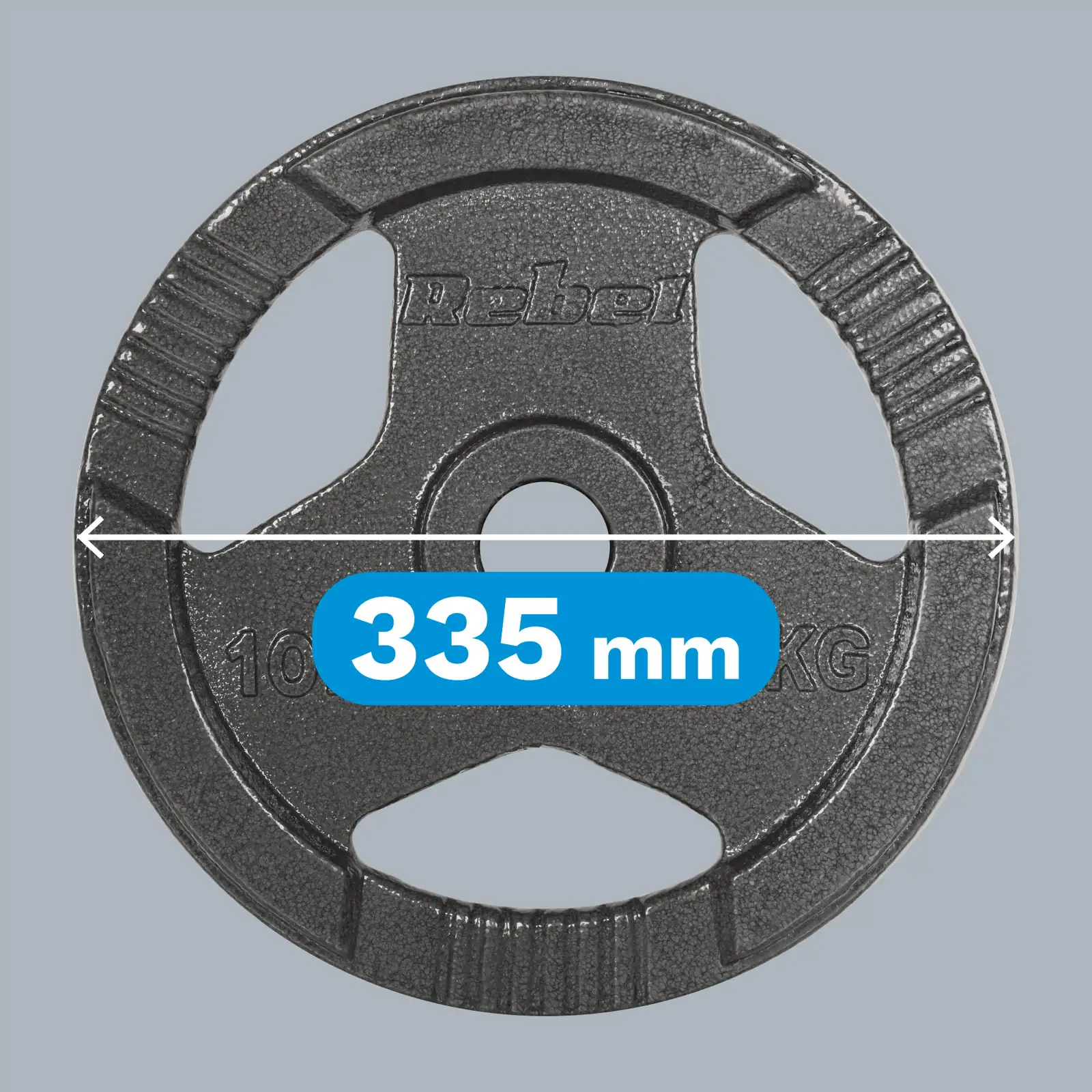 Rebel Active olympijský kotúč 10 kg, 51 mm L-RBA-2143-10 detail 4