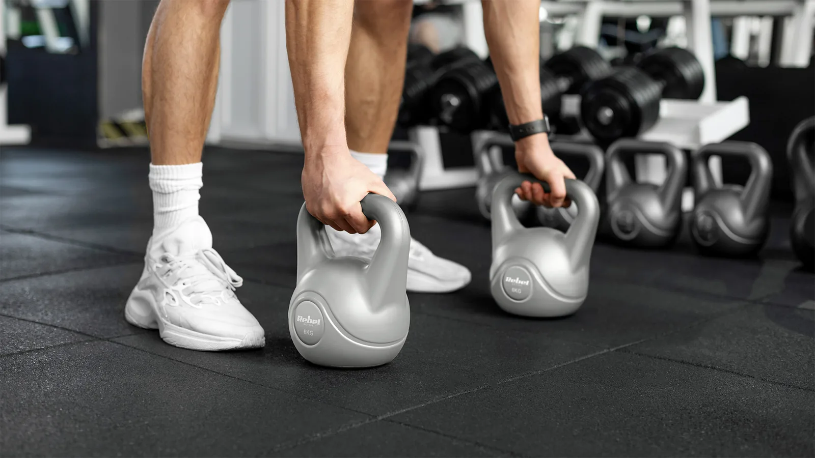 Kettlebell 4 kg rebel active L-RBA-2322G-04