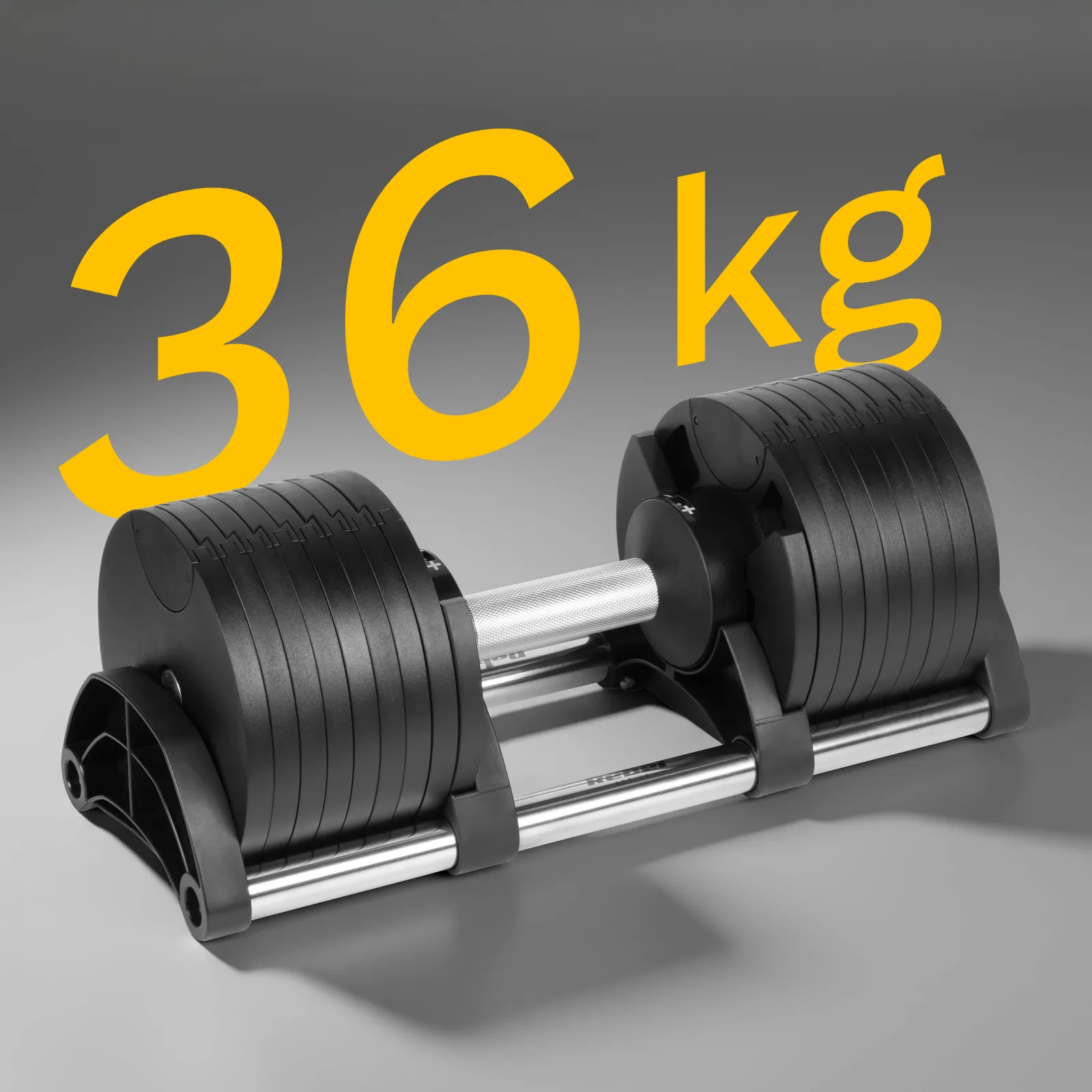 Nastaviteľná jednoručná činka 36 kg liatinová L-RBA-2332-36 detail 2