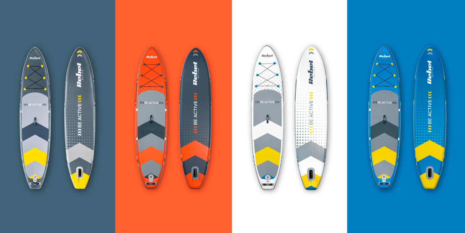 Nafukovací paddleboard SUP Rebel Active RBA4501 biely, 350 cm L-RBA-4501-WH detail 8