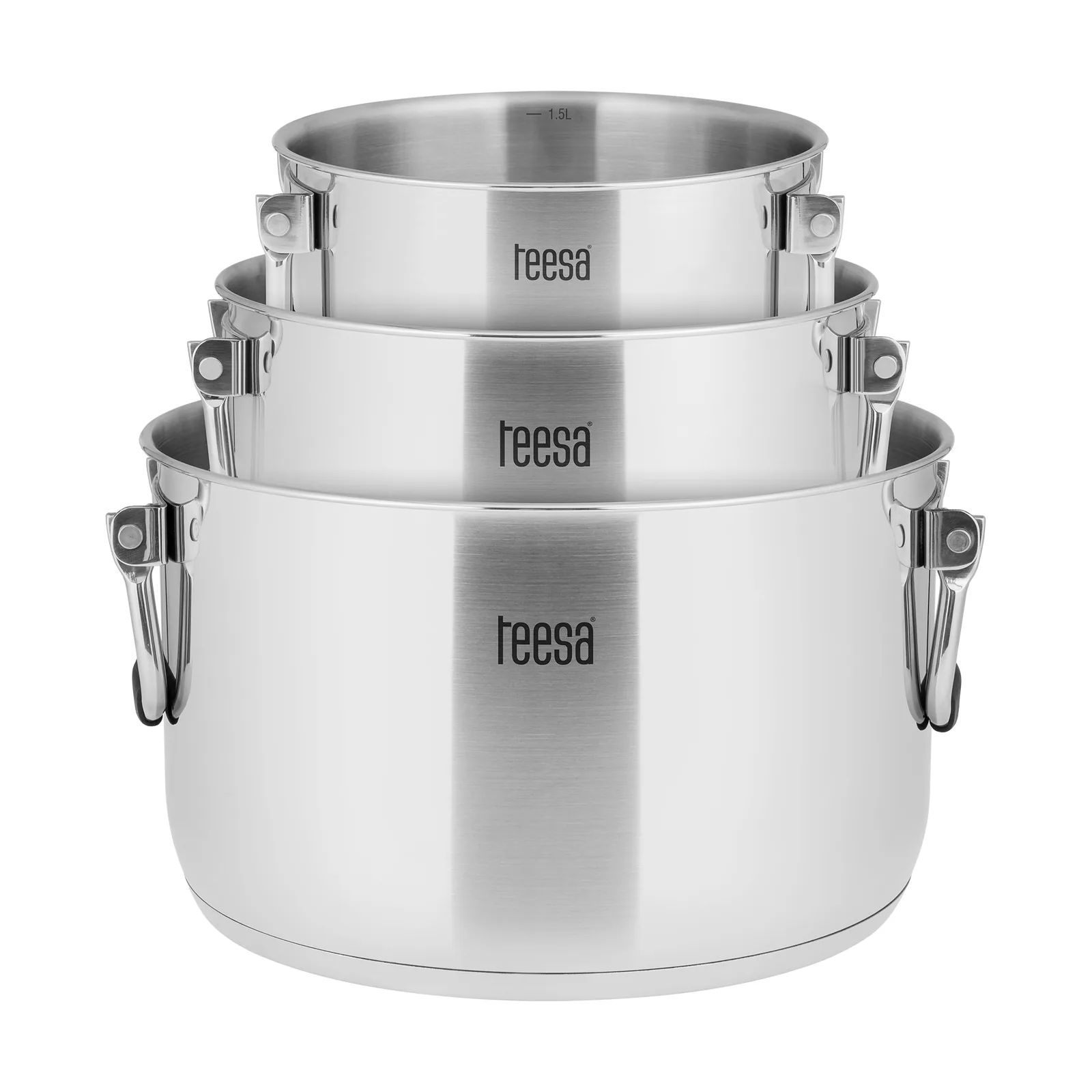 Sada nerezových hrncov na indukciu 6 ks Teesa Cook Prime L-TSA0149 detail 3