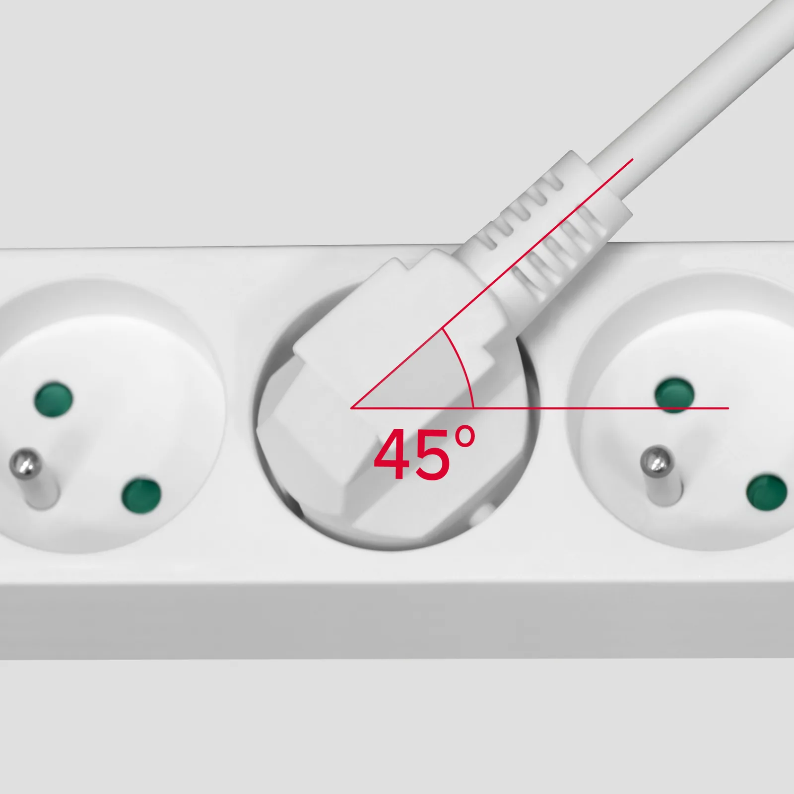 Predlžovačka s vypínačom 4 zásuvky 3 m Rebel L-URZ3636 detail 5