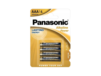 AAA alkalické batérie Panasonic Bronze LR03 4 ks L-BAT0292