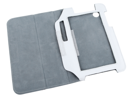 Puzdro na tablet Samsung Galaxy Tab 2 7.0 P3100 biele z ekokože L-KOM0431