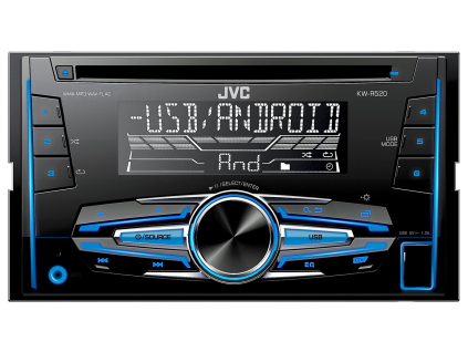 Autorádio KW-R520 CD USB AUX, 2 DIN