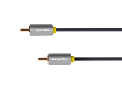 RCA kábel 1x RCA – 1x RCA 0,5 m Krüger&Matz Basic L-KM1200