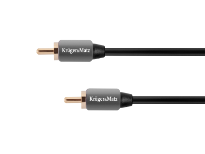 RCA kábel 1x RCA – 1x RCA 1 m Krüger&Matz L-KM0301