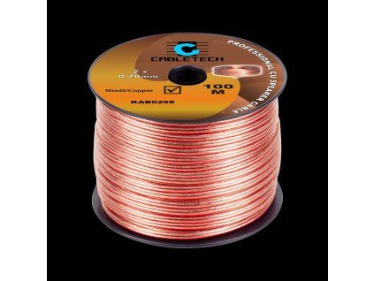 Reproduktorový kábel 2×0,20 mm? medený 100 m L-KAB0299