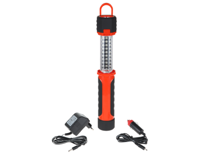 Dielenská lampa so sieťovou a automobilovou nabíjačkou 30+ 4+8 LED