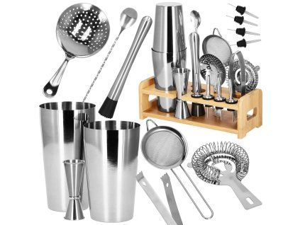 KI0011 BARMANSKÁ SÚPRAVA NA NÁPOJE SHAKER 600/750 ML, 14 KS.