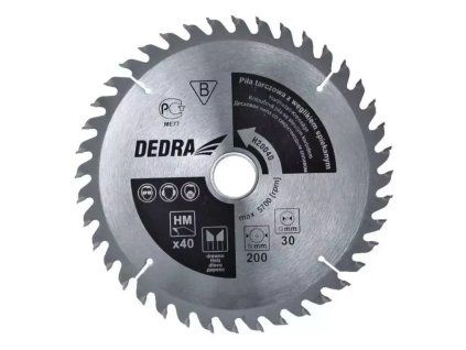Pílový kotúč na drevo 125 mm 24 zubov karbidové zuby DEDRA DED-H12524D