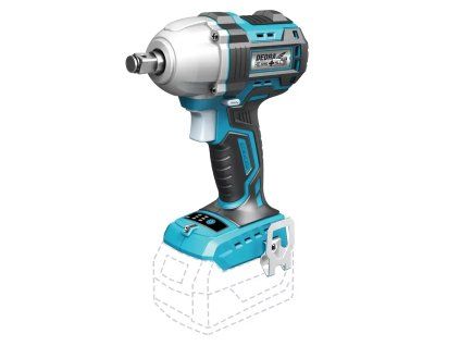 Akumulátorový bezuhlíkový rázový uťahovák DEDRA SAS+ALL 18 V 450 Nm 1/2" DED-DED7147