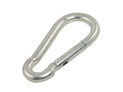 Kovová karabína na hojdaciu sieť a hojdačku 8 cm ik-KX7536
