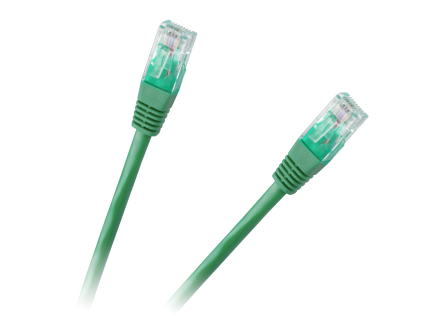 UTP patch kábel RJ45–RJ45 Cat 6e 3 m zelený L-KPO2778D-3-0