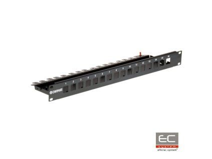 Racková skriňa pre moduly prepäťovej ochrany LAN PTF-54 A PTU-54 EC-29099