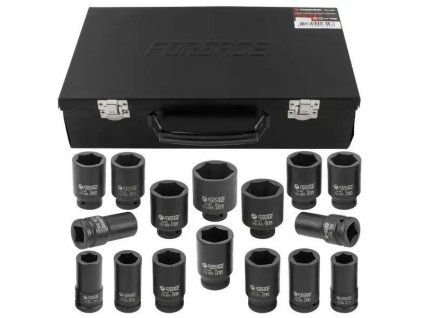 Sada dlhých nárazových hlavíc 3/4" 16 dielov 17–50 mm FS-18087