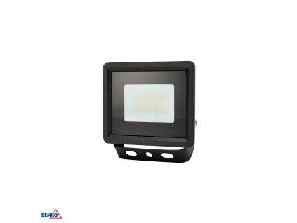 Kafler LED reflektor SMD 10W 4000K 800 lm IP65 čierny BM-C64-LFK2-010BL-4K