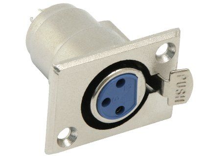 XLR konektor 3P pre kovové puzdro 2211-