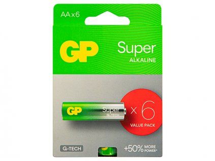 Alkalická batéria AA 1,5 LR6 GP SUPER